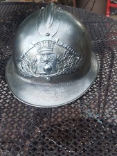 Ancien Casque De Pompier Mod 33