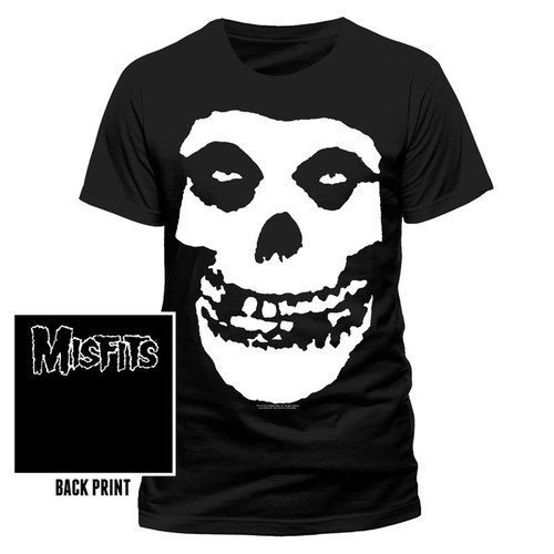 Black misfits skull logo - logo, punk
