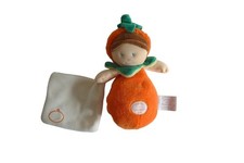 Peluche poupée fruit orange Doudou et Compagnie