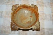 cendrier en onyx sculpté et gravé calendrier maya