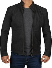 Blouson moto motard noir 100 %