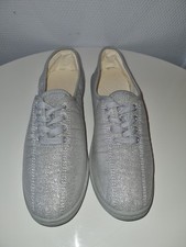 Tennis Compensées Argentées Croisette La Femme Moderne Taille 40 Neuves