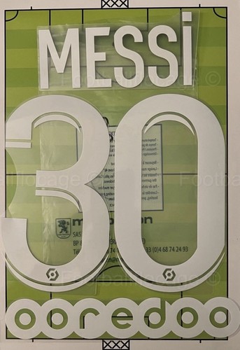 Flocage officiel messi 30 - officiel, #30