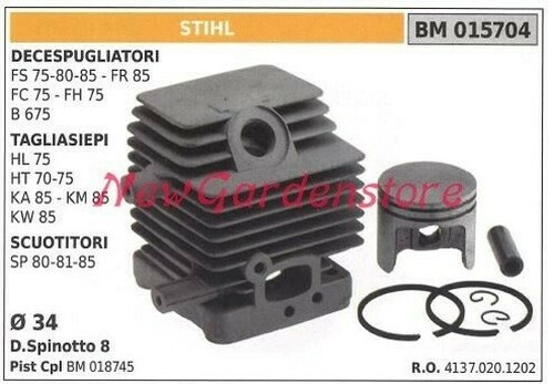 Cylindre piston segments stihl - cylindre,