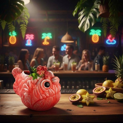 Tasse tiki design - design, unique