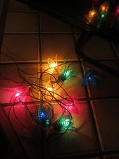 Ancienne guirlande lumineuse