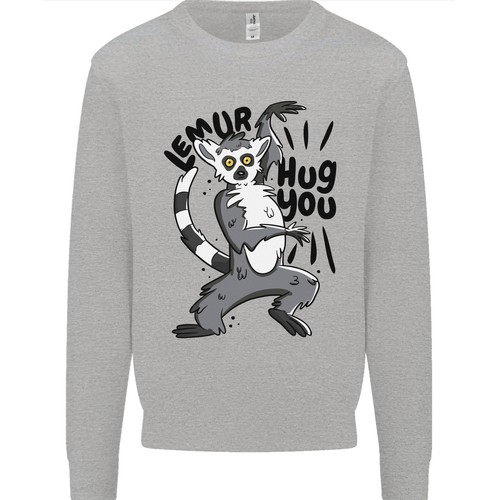 Sweat capuche lemur hug you - lemur,