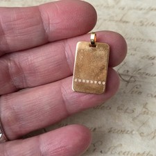 Pendentif Médaille Plaqué Or
