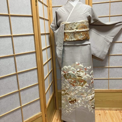 7111 kimono japonais tomesode - japonais,