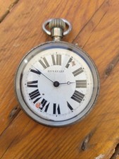 Russell’s Montre À Gousset Régulateur De Train Railway Watch Ancienne P1819