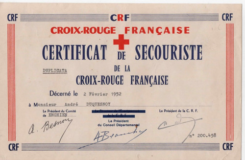 Croix rouge francaise - croix,