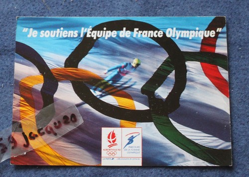 Albertville 1992 soutien - jo,