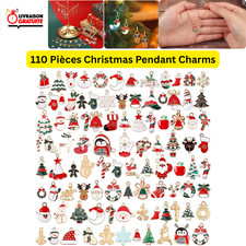 110 Pcs Breloques Noël