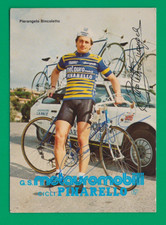 CYCLISME carte BINCOLETTO PIERANGELO équipe METAUROMOBILI PINARELLO Signée