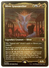 mtg magic Sliver Gravemother FOIL etched ENGLISH mère des tombes slivoide