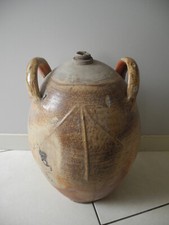 grande jarre ancienne grès bonbonne poterie déco antique stoneware jar 19th art