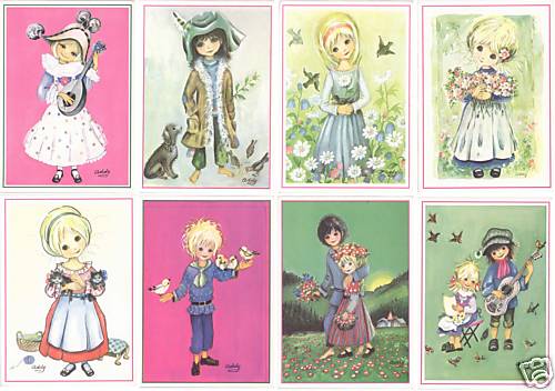 Cartes doubles illustres - 8,