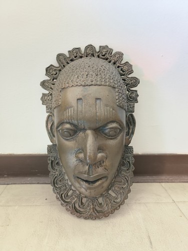 Masque bronze bénin art - bénin,