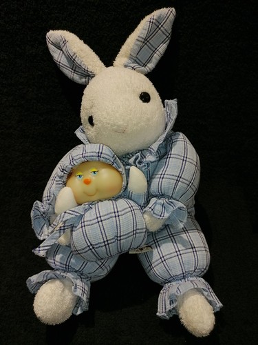 Vintage doudou peluche - , lapin
