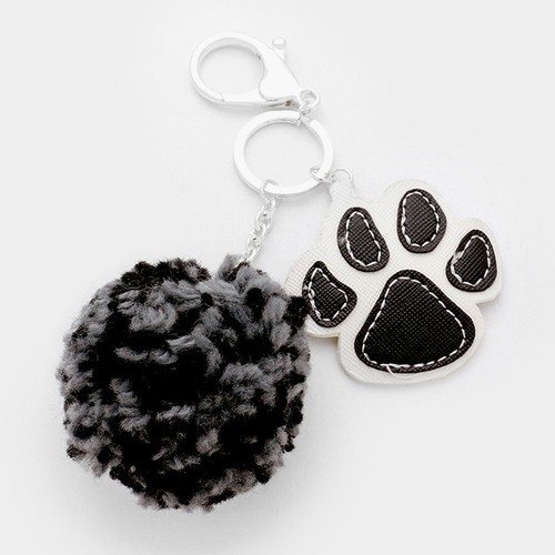 Fashion pom and paw - and, black