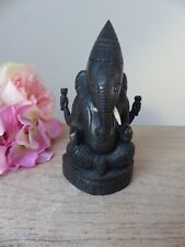 Statuette Ganesh en bois