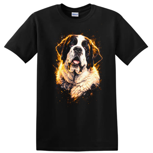 Saint bernard dog portrait - bernard, t