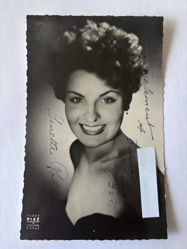 Autographe carte photo - autographe,