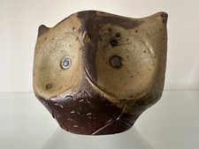 Céramique Chouette Vintage Design Annees 60 70 Signée 