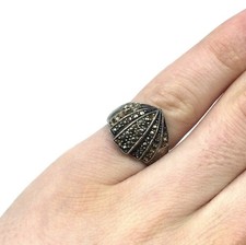 Bague en argent 925 marcassite