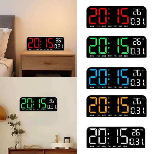 Horloge digitale murale grand - horloge,