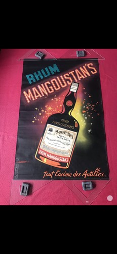 Affiche lithographie rhum - affiche,