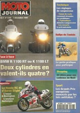 MOTO JOURNAL N°1208 BMW R1100 RT OU K 1100LT /HONDA RC 45 / REGLAGES SUSPENSIONS