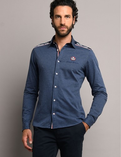 Chemise navy delahaye - navy, racing