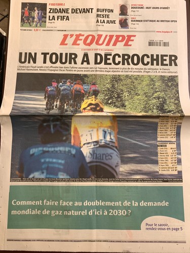 Equipe journal 07 - l'equipe, 20/07/2006