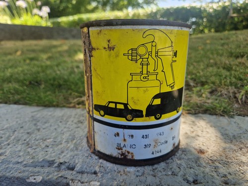 Pot peinture vintage - peinture, renault