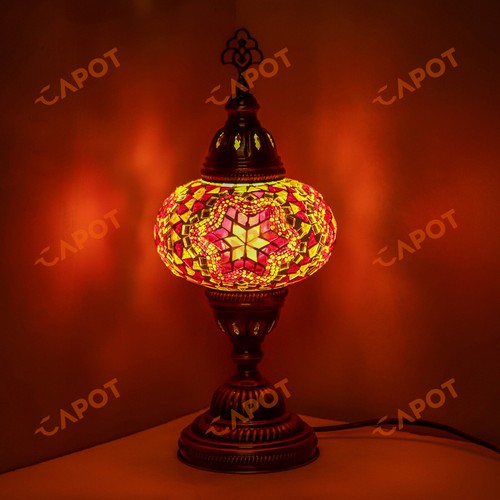 Lampe bureau mosaïque - lampe,