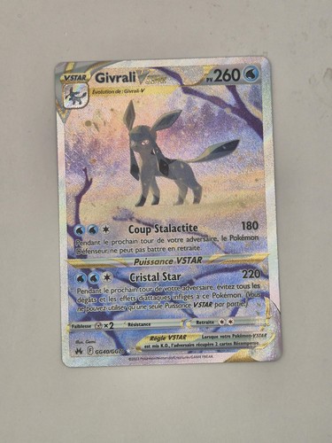 Carte pokémon givrali vstar - carte,