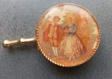 Custode,  Boite A Hostie En Laiton, Diam 4 Cm