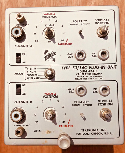 Tiroir dual trace plug - dual-trace, plug-in-unit