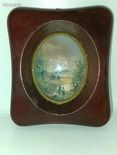 Ancien tableau miniature sur