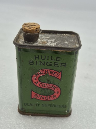 Boite bidon vintage huile - bidon,