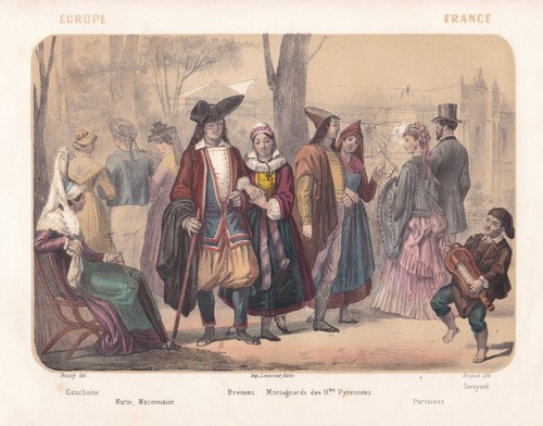 1840 france paris mâconnais - france,