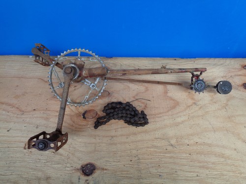 Ancien vélo derailleur deux - derailleur,