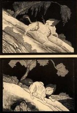 Les laques du Coromandel Mythologie Chinoise Décoration Chine 1920