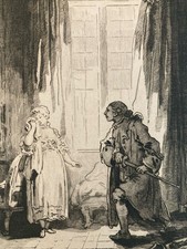 Gravure XIXe Fragonard