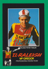 CYCLISME carte cycliste KLAUS PETER THALER  équipe TI RALEIGH Mc gregor