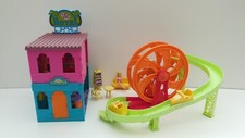 Polly Pocket Mattel Relaxin Resort Rock n roller coaster Hotel parc d'attraction