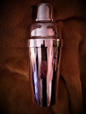 Shaker Ercuis argenté vintage