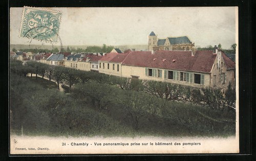 Cpa chambly vue panoramique - cpa,