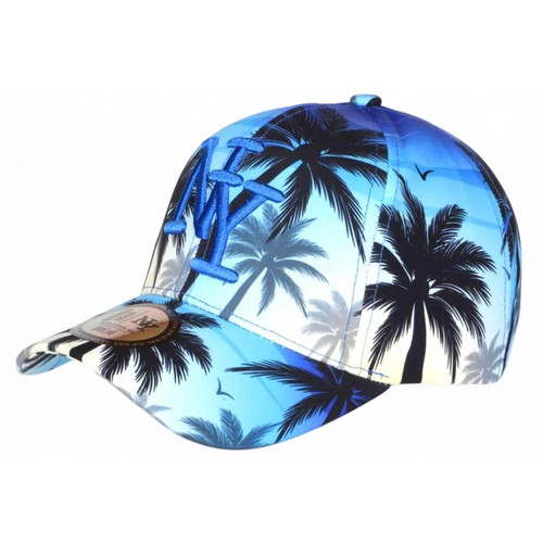 Casquette bleue jaune - casquette,